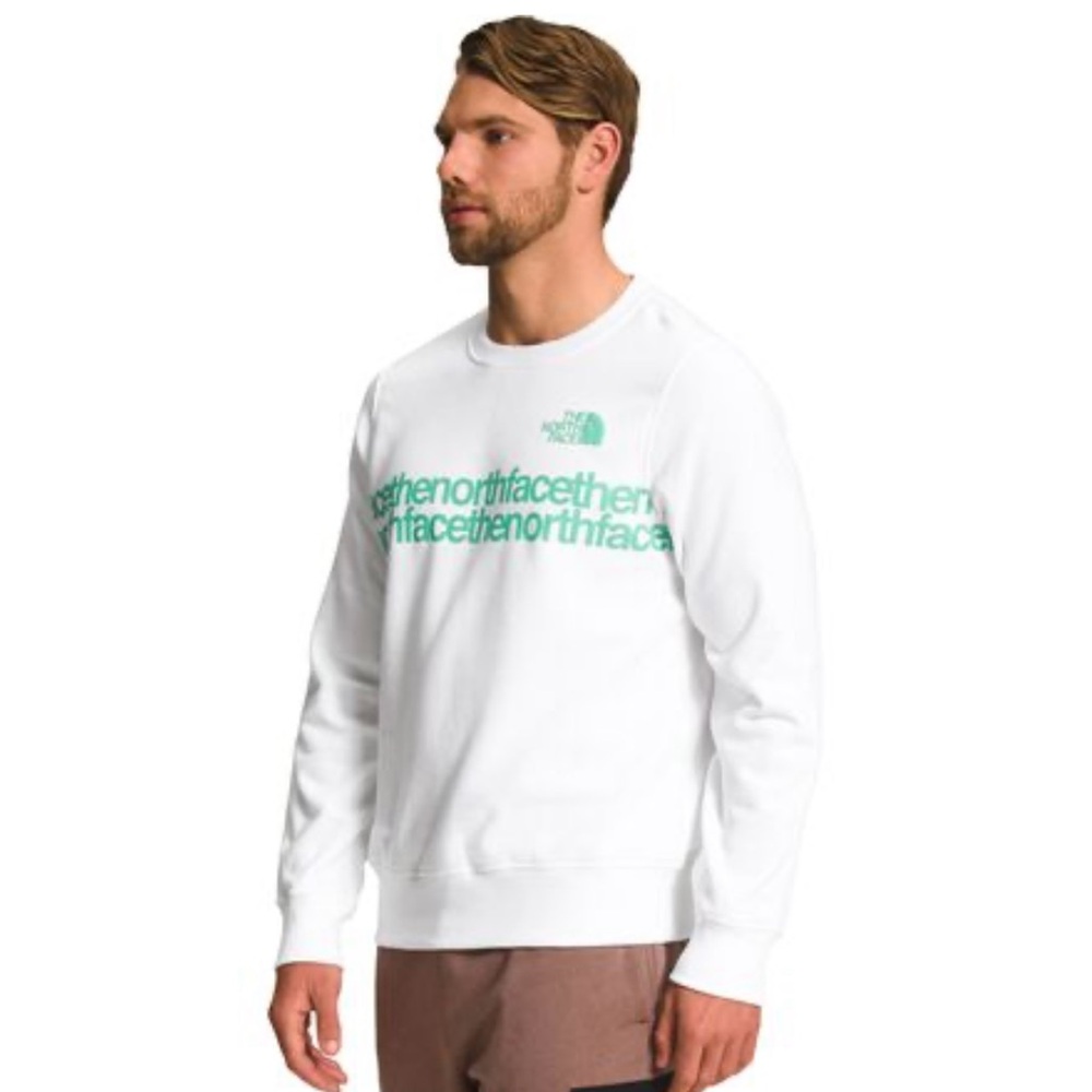 The North Face Coordinates Crew Neck Sweater White XL Brand New